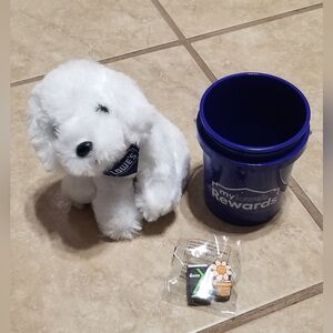 Lowe’s Mini Bucket, Puppy Plush, And Shoe Charms Set